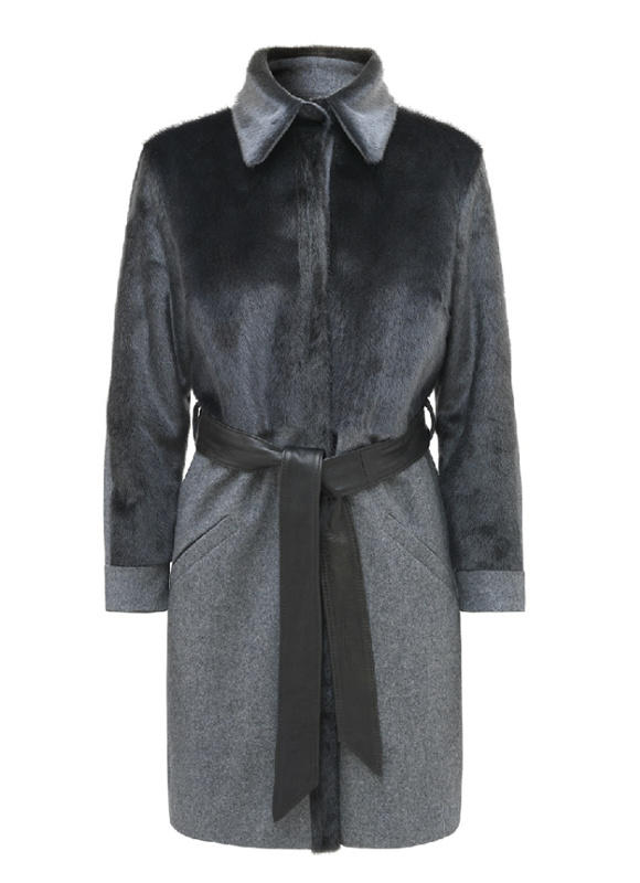 Kabát Mae Wool & Sealskin
